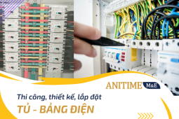 Thiết kế & thi công Lắp đặt các tủ bảng điện.