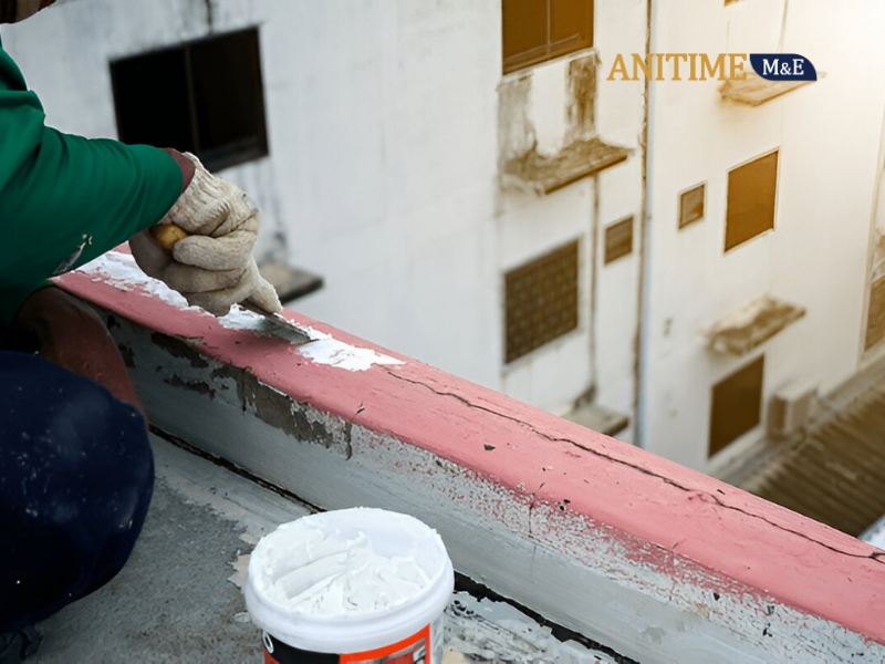 Xử lý khe nứt trước khi chống thấm